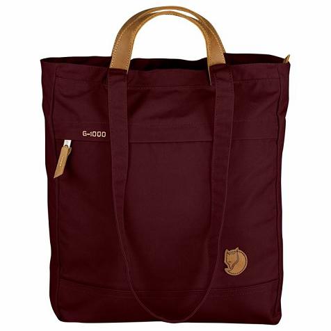 Fjällräven Women Foldsack No. 1 Shoulder Bag Dark Red PH249053 Philippines